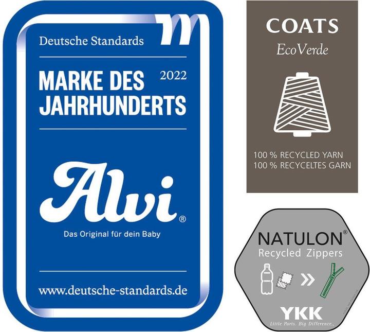 Produktbild Alvi Schlafsack 3teilig BIO Baby Mäxchen (86 cm, Ganzjahr)