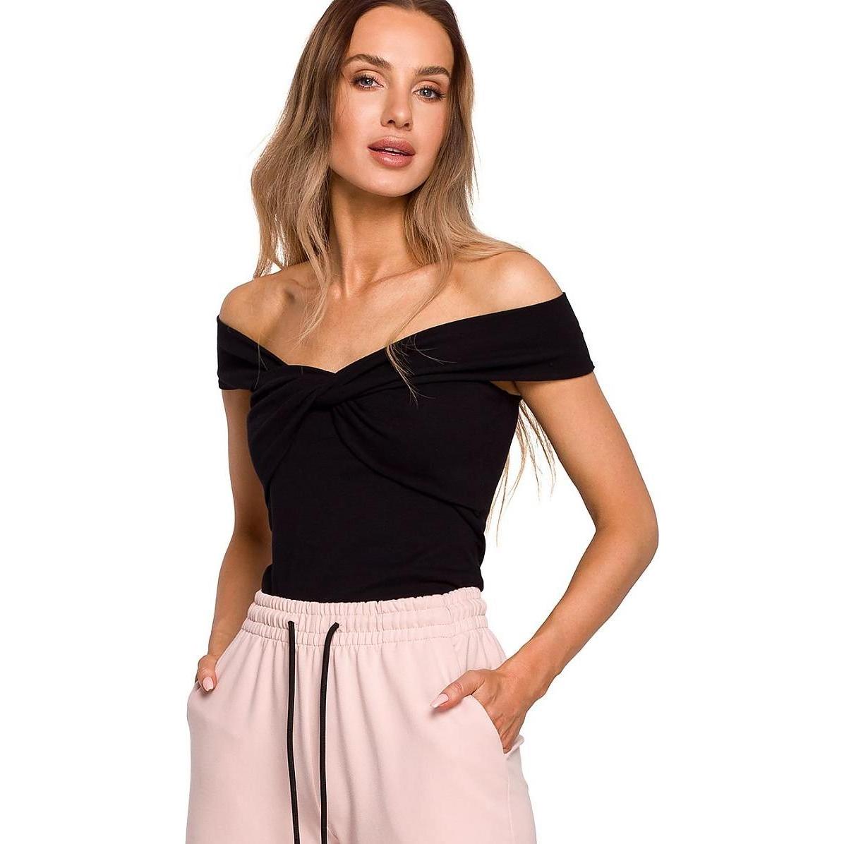 Made of Emotion, Herren, Bluse, Bluse Moe, Schwarz, (M)
