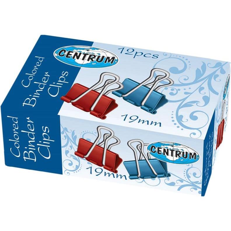 Centrum, Graffette, Farbige Clips 19mm 12 Stk (12 x)
