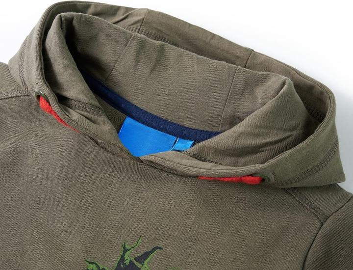 Immagine prodotto VidaXL Maglia con cappuccio da bambino kaki 128,Materiale: 92% cotone. 8 (128)