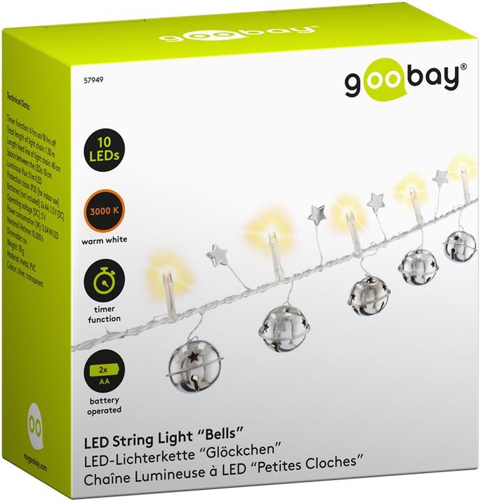 Immagine prodotto Goobay 10 luci LED "Campanelle (1.30 m)