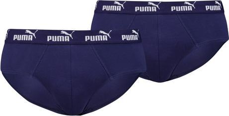Puma Elements Herren Basic Slips, 2Er-Pack, Marineblau (L, pack of 2)