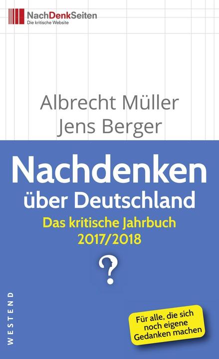 Produktbild Nachdenken über Deutschland (Deutsch, Albrecht, Berger Müller, 2017)