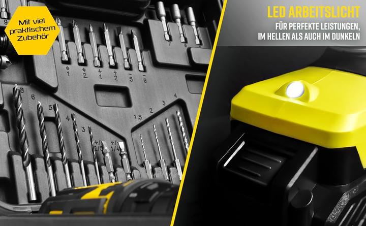 Actual product image Mannesmann Cordless drill