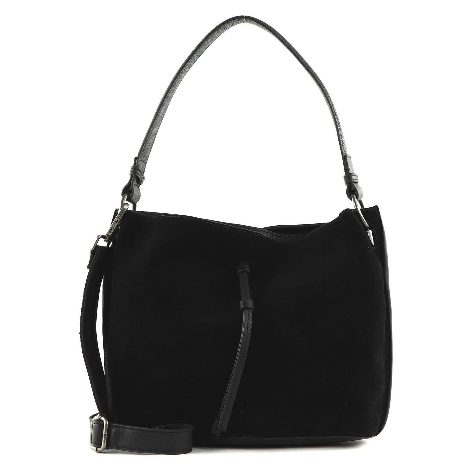 FredsBruder, Damen, Handtasche, Sually Small Bucket, Schwarz