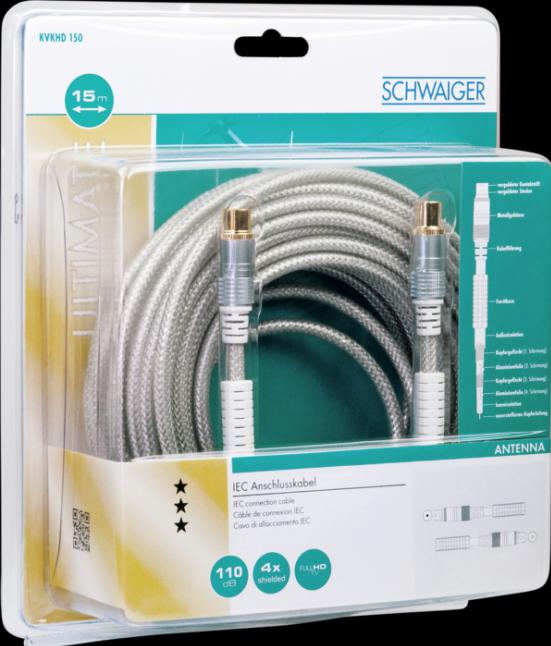 Produktbild Schwaiger Antennen Anschlusskabel (110 dB, Antennenkabel)