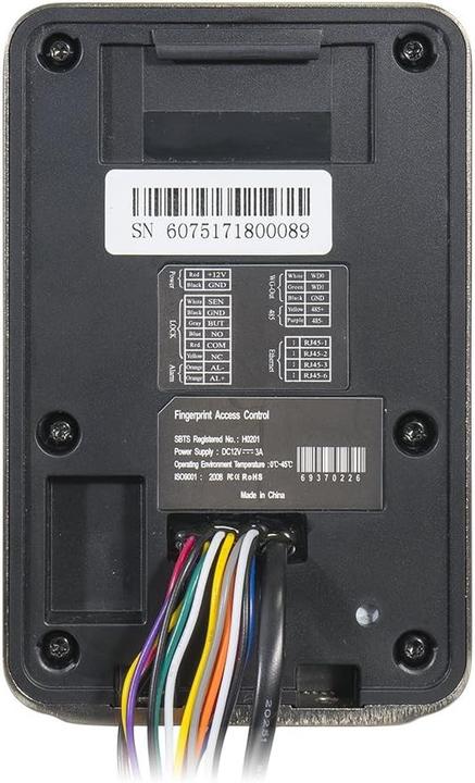 Actual product image PNI Finger 300 biometric access control system with password, fingerprint reader and electromagne (Fingerprint)