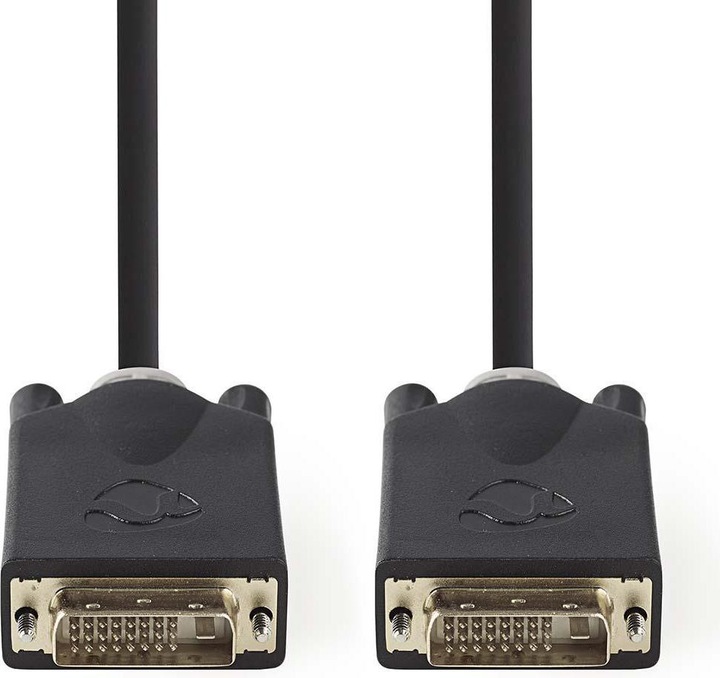 Immagine prodotto Nedis Cavo DVI - Presa DVI-D 24+1 pin - 2 m - PVC - antracite (2 m, DVI)