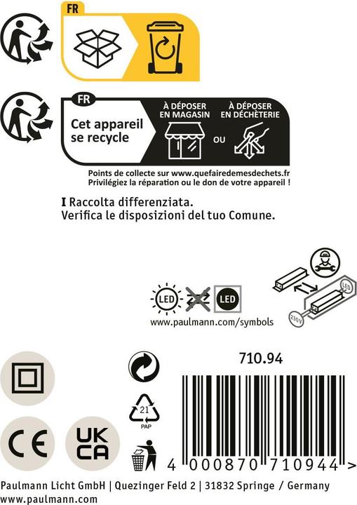 Actual product image Paulmann Casca ceiling light (2100 lm)