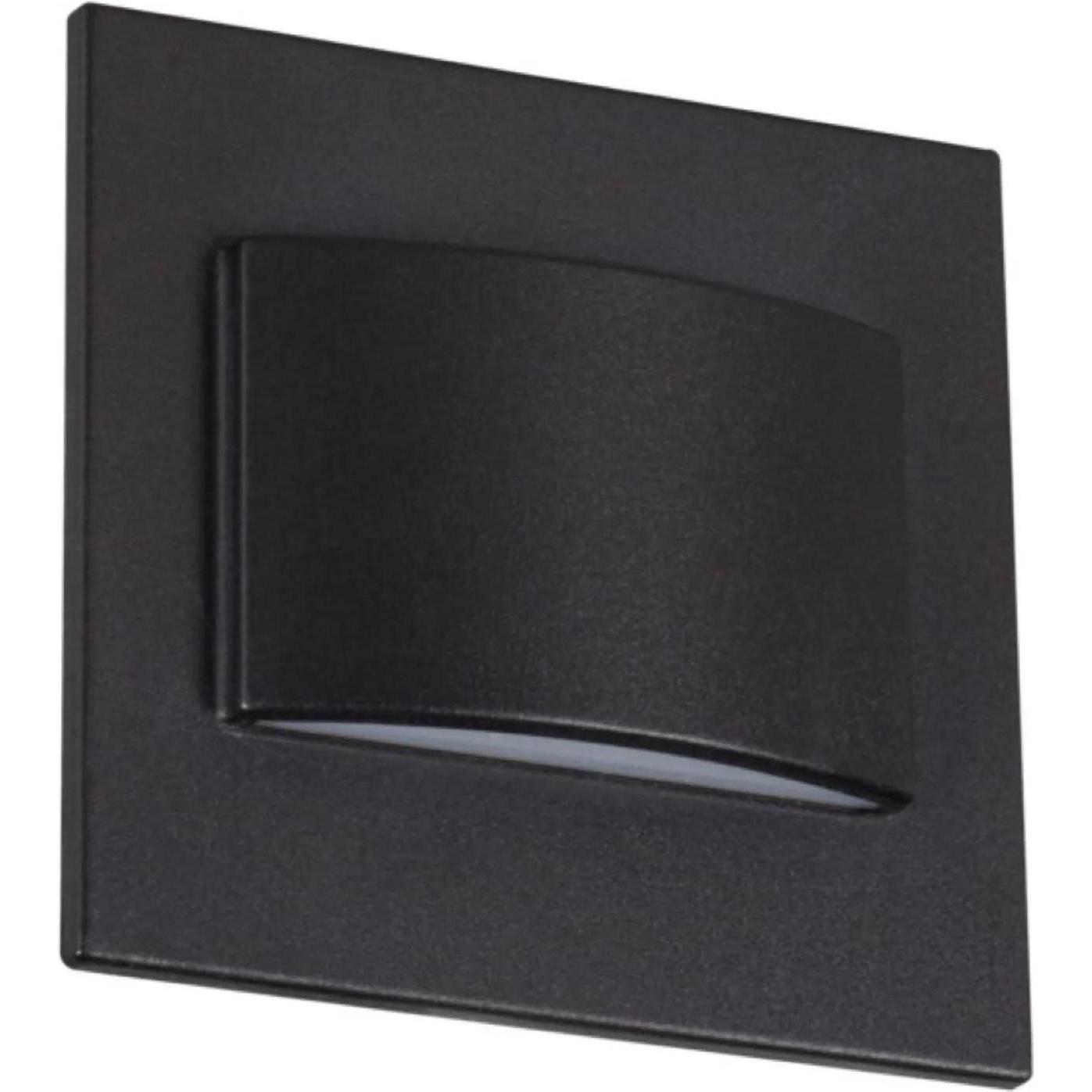 Kanlux, Wandleuchte + Deckenleuchte, LED Wandeinbauleuchte ERINUS Schwarz 33336 (30 lm)