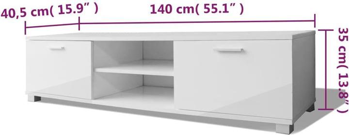 Immagine prodotto vidaXL Edward (40 x 140 x 35 cm)