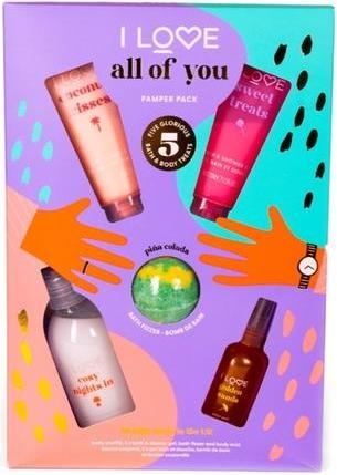 Produktbild I Love All of You Pamper Pack 5 Stk (Körperpflegeset)