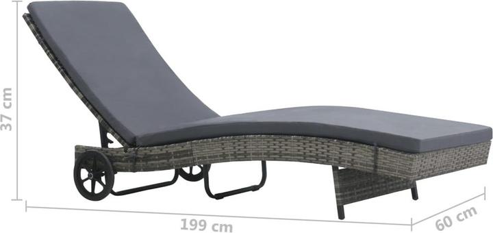 Produktbild vidaXL Sonnenliege (60 cm)