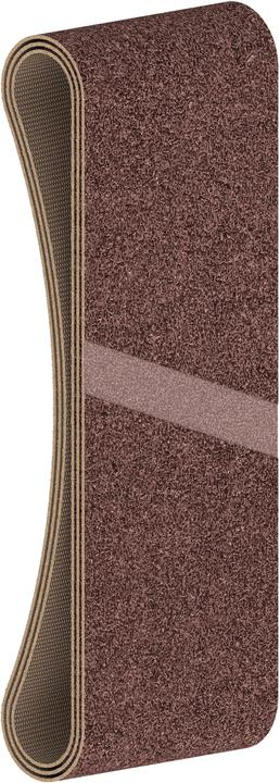 Actual product image Bosch Professional Zubehör PRO X440 sanding belt, 75 x 457 mm, G60, G80, G100, 3 pcs. (60, 80, 100)