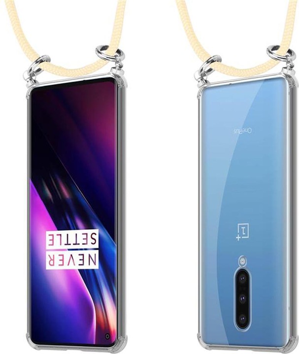 Produktbild Cadorabo TPU Handy Kette SILBER Cover