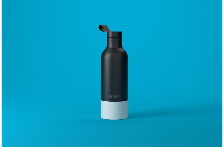 Actual product image Dropz Drinking bottle 500 l, black (0.50 l)