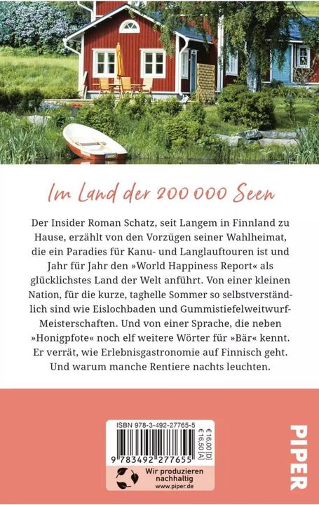 Actual product image Gebrauchsanweisung für Finnland (German, Roman treasure, 2022)