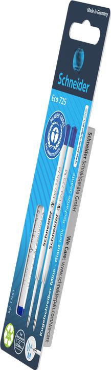 Actual product image Schneider K refill Eco725M bl 2pcs. (Blue, 0.80 mm, 2 pcs.)
