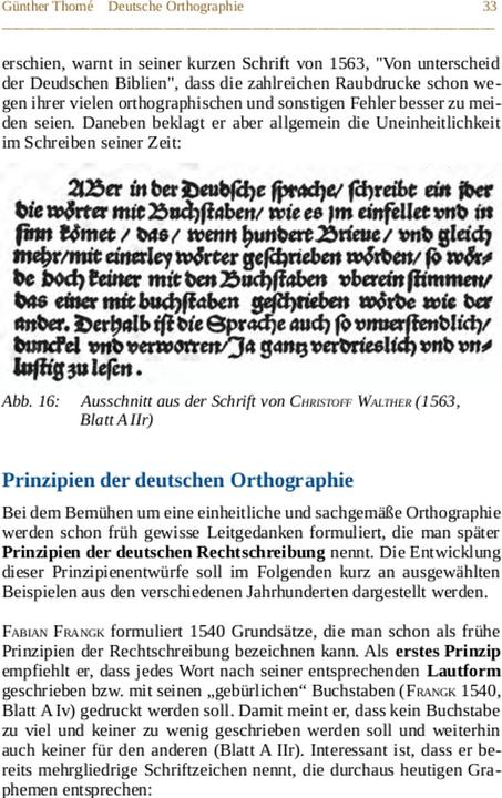 Produktbild Deutsche Orthographie (Deutsch, Günther Thomé, 2018)