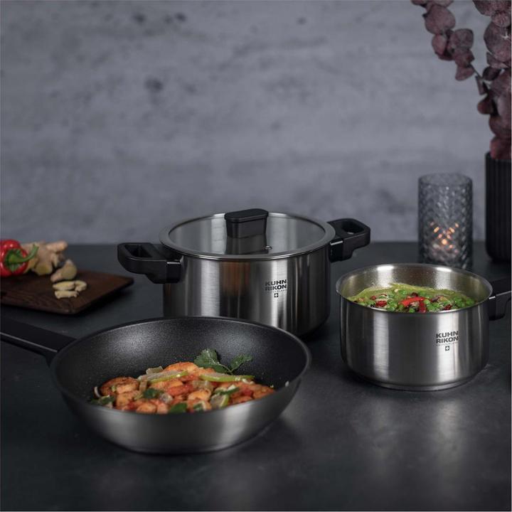 Immagine prodotto Kuhn Rikon Casseruola Locarno 3.0 L (20 cm, Pentola, Acciaio inossidabile)