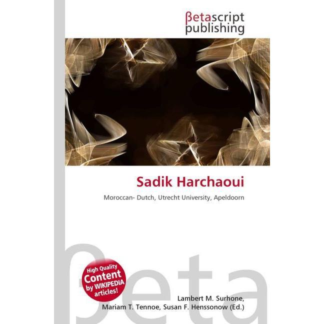 Sadik Harchaoui, Fachbücher