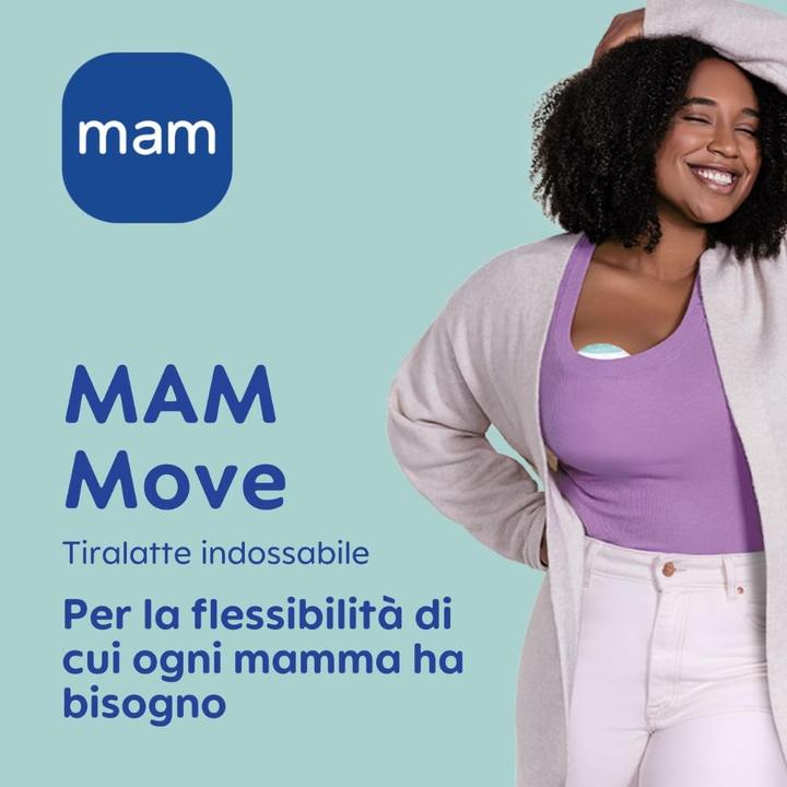 Produktbild MAM Drahtlose elektrische Milchpumpe mit 3 Modi und 5 Intensitätsstufen, SkinSoft Silikon