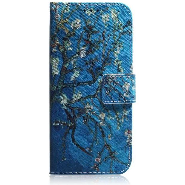 MU Style Leder Bookcover Image Series (Sony Xperia 8), Smartphone Hülle, Mehrfarbig