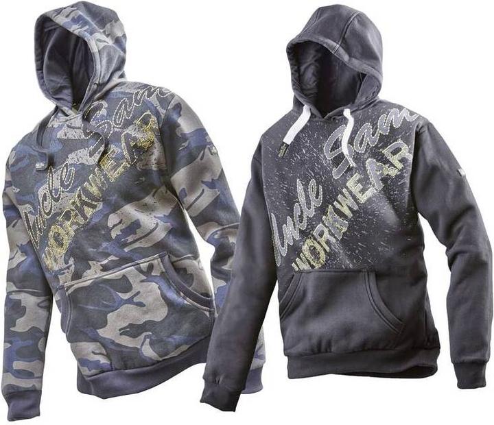 Produktbild Uncle Sam Sweatshirt, Farbe schwarz/grau, Gr.3XL (3XL)