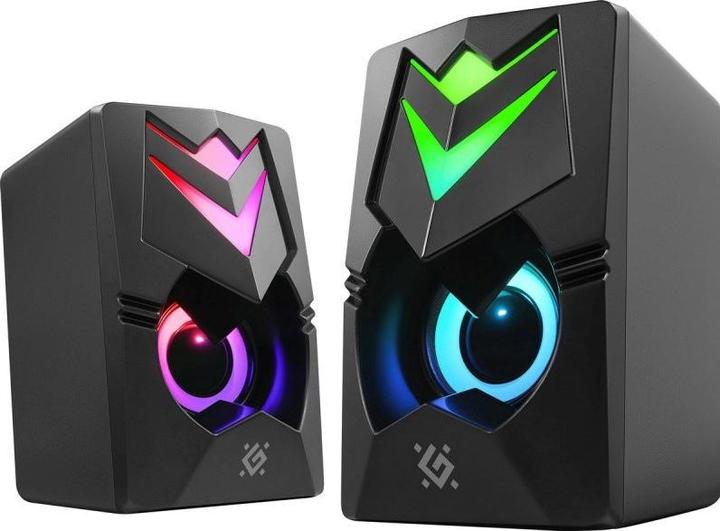 Actual product image Defender GLOSNIKI PC J4 2.0 6W LED USB CZARNE 65964