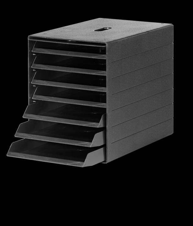 Actual product image Durable IDEALBOX PLUS 7 drawer box, HxWxD 322 x 250 x 365 mm, charcoal. (C4)