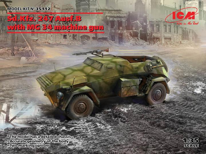Produktbild ICM Sd.Kfz. 247 Ausf.B with MG 34 machine gun