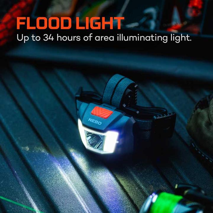 Actual product image Nebo EINSTEIN 250 LED-Stirnlampe, Blister (250 lm)