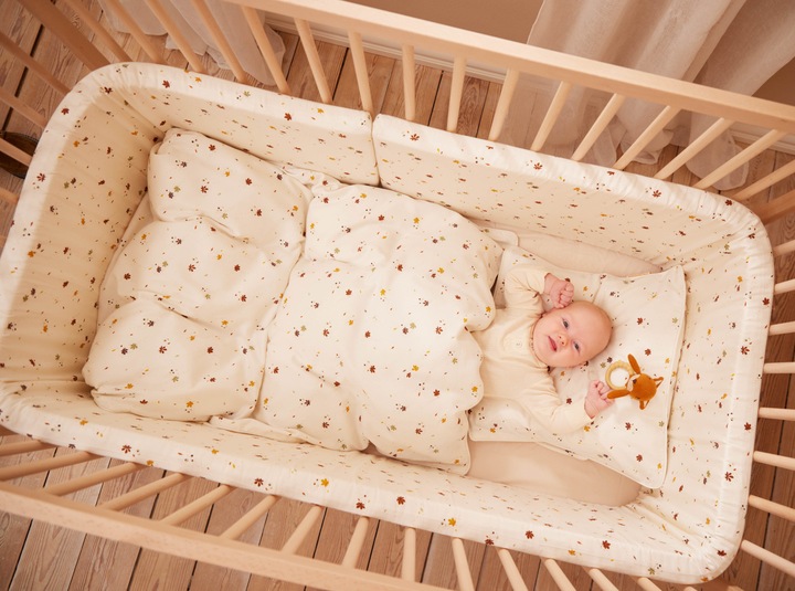 Actual product image Filibabba Bed bumper - Chestnuts (30 cm, 340 cm)
