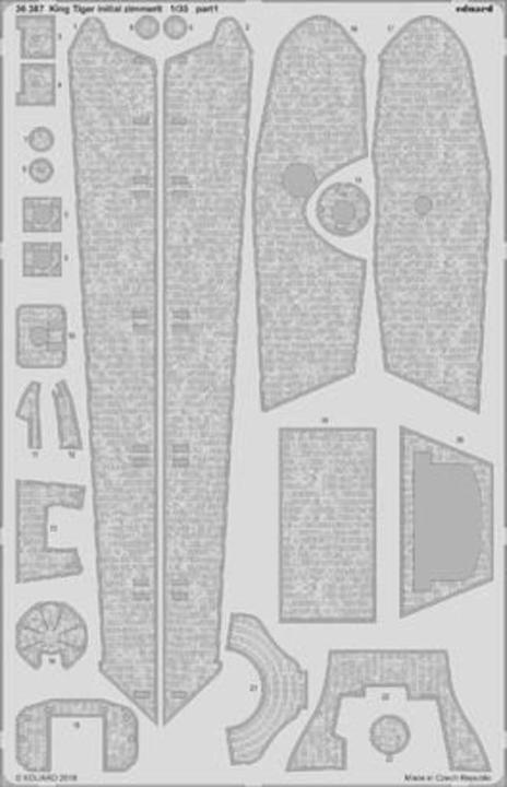 Image du produit Eduard King Tiger initial for Takom