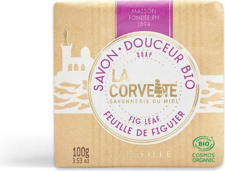 Actual product image La Corvette douceur bio feuille de figuier solid (Hard soap, 100 g)