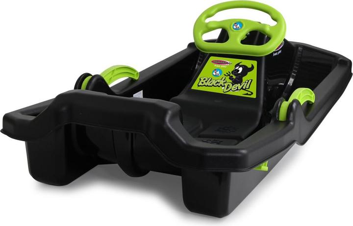 Image du produit Jamara Snow Play Bob Black Devil 84cm noir avec volant et frein