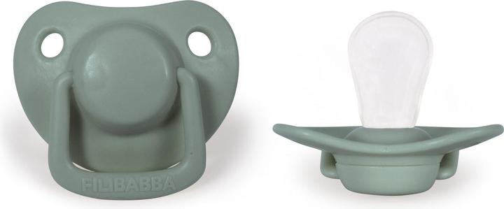 Filibabba Schnuller 2er Pack - Moss green 0-6 Monate (2x, 0 - 6 Monate)