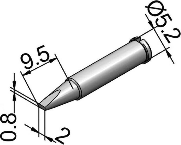 Produktbild Lötspitze 2,0mm meisselförmig (Lötspitze)