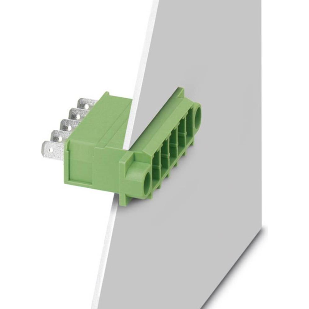 Phoenix Contact DFK-PC 4/ 8-G-7.62-FS4.8, Cavo + Spina elettrica, Verde