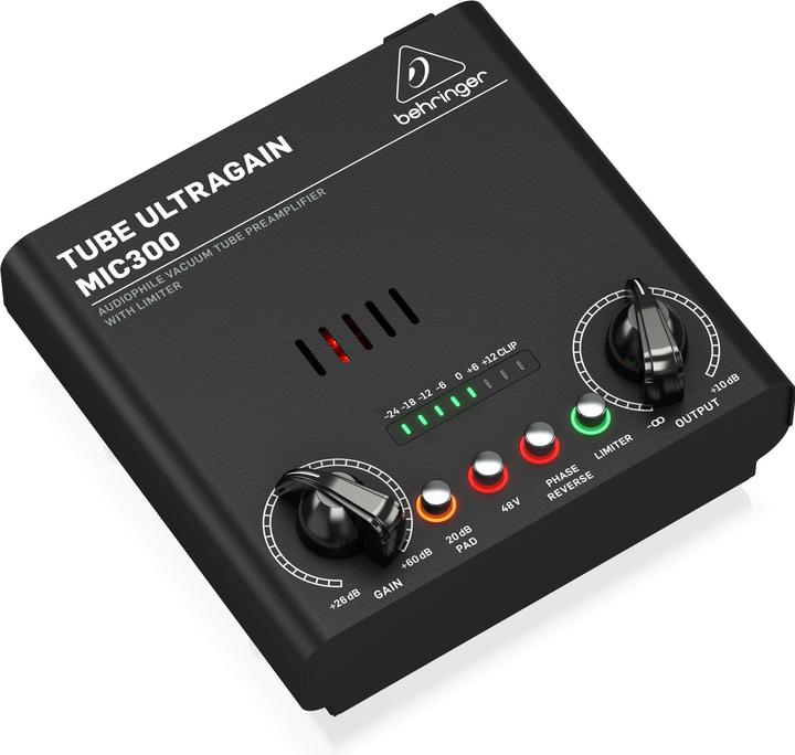 Actual product image Behringer Mic300 buizen microfoonvoorversterker