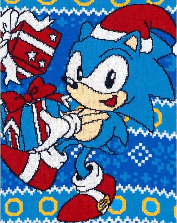 Immagine prodotto Sonic The Hedgehog Maglia natalizia per bambini/ragazzi (128)