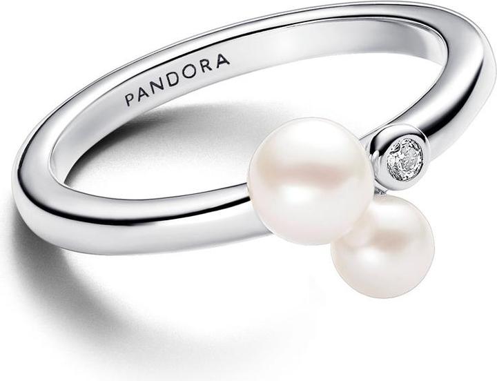 Produktbild Pandora Duo Behandelte Süsswasserzuchtperlen Ring (60, 925 Silber)