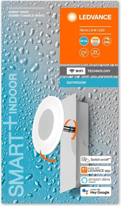 Produktbild Ledvance Smart+ Wifi Orbis Wall Wave (700 lm)