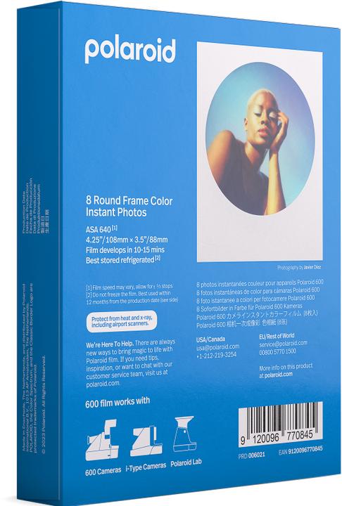 Actual product image Polaroid Color Round Frame