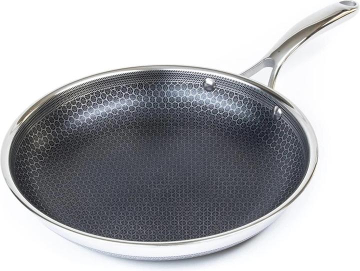 Actual product image HexClad Stainless steel pan (25 cm, Frying pan, Stainless steel)