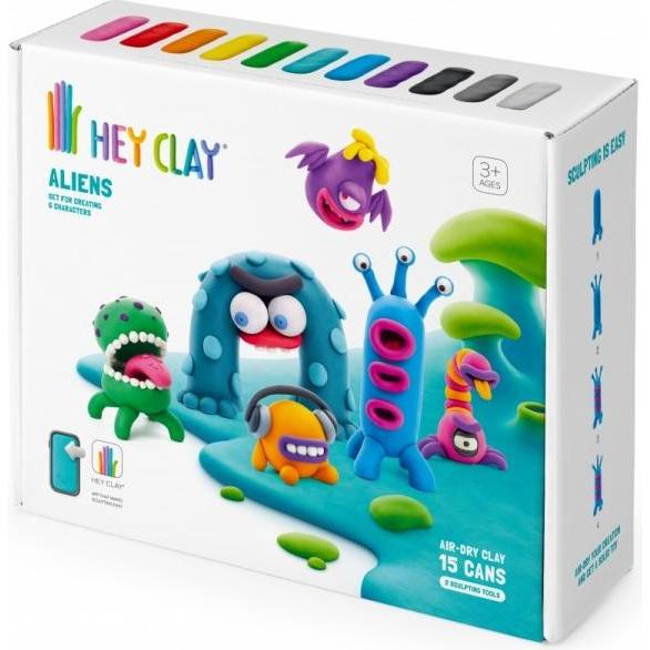 Thumbnail - Tm Hey Clay Alien Set 15er-Pack 15 Dosen 15019CEE15