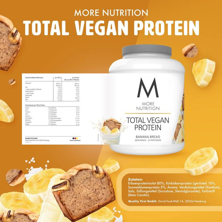 Produktbild More Nutrition Total Protein (Banane, 1 Stk., 600 g)