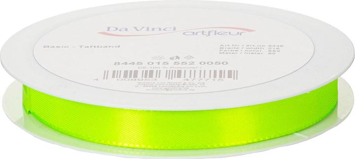 Produktbild Goldina Geschenkband, Basic - Taftband - neon-grün (1x)