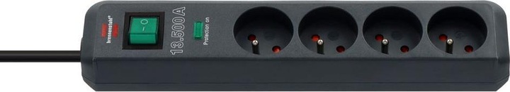 Actual product image Brennenstuhl 1153904314 power extension 4 AC outlet(s) Indoor Anthracite (4 x, 1.50 m)