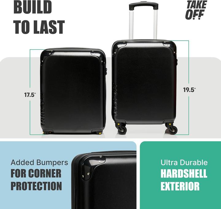 Actual product image Take Off Luggage Personal Item Suitcase